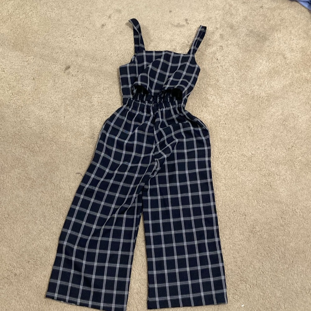 It’s a romper with a cut in the middle